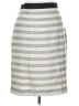 Kay Unger 100% Polyester Stripes Gray Casual Skirt Size 10 - photo 1