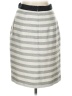 Kay Unger 100% Polyester Stripes Gray Casual Skirt Size 10 - photo 2