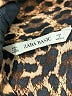 Zara Basic Animal Print Brown Casual Dress Size L - photo 7