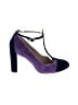 Boden 100% Leather Purple Heels Size EU 40 - photo 1