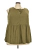wonderly Green Sleeveless Blouse Size 3X - photo 1