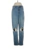 American Eagle Outfitters Hearts Blue Jeans Size 4 - photo 1