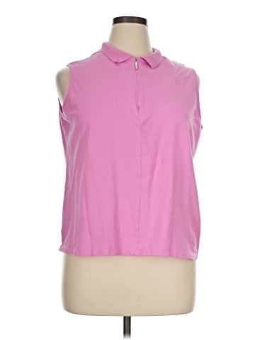 Renuar Sleeveless Button-Down Shirt (view 1)