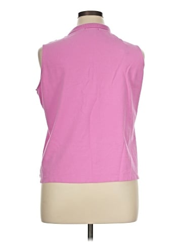 Renuar Sleeveless Button-Down Shirt (view 2)