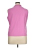 Renuar Pink Sleeveless Button-Down Shirt Size XL - photo 2