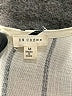 En Creme 100% Rayon Stripes Ivory Jumpsuit Size M - photo 4