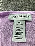 Catherines Purple 3/4 Sleeve Top Size 1X - photo 7