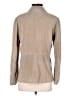 Max Mara 100% Leather Tan Suede Jacket Size 10 - photo 2