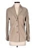 Max Mara 100% Leather Tan Suede Jacket Size 10 - photo 1