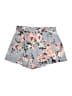 Windsor 100% Polyester Floral Blue Shorts Size L - photo 1