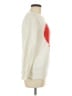 Unbranded 100% Acrylic Hearts Ivory Pullover Sweater Size M - photo 4