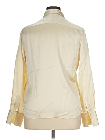 Lauren by Ralph Lauren Long Sleeve Silk Top (view 2)