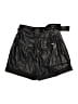 Guess 100% Polyurethane Metallic Black Shorts Size XS - photo 2
