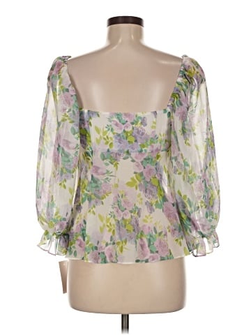 For Love & Lemons 3/4 Sleeve Blouse (view 2)