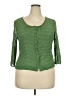 Boden 100% Viscose Polka Dots Green 3/4 Sleeve Blouse Size 18 - photo 1