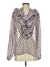Alberto Makali 100% Polyester Ivory Long Sleeve Blouse Size S - photo 1