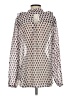 Alberto Makali 100% Polyester Ivory Long Sleeve Blouse Size S - photo 2