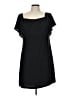 Charles Henry 100% Polyester Solid Black Casual Dress Size L - photo 1