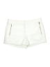 Andrew Marc 100% Polyester Chevron-herringbone Ivory Shorts Size 6 - photo 1