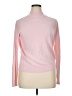 Blair Color Block Pink Turtleneck Sweater Size XL - photo 1