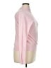 Blair Color Block Pink Turtleneck Sweater Size XL - photo 4