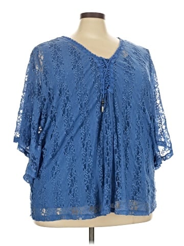 Catherines 3/4 Sleeve Blouse (view 1)