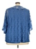 Catherines Blue 3/4 Sleeve Blouse Size 4X - photo 2