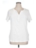Style&Co 100% Cupro White Short Sleeve Blouse Size XL - photo 1