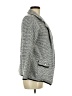 Adrienne Vittadini Chevron-herringbone Gray Blazer Size M - photo 4