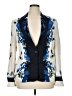 Escada Print Blue Blazer Size EU 46 / US 16 - photo 1