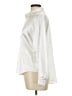 Micas Metallic Ivory Long Sleeve Blouse Size L - photo 5