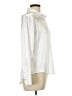 Micas Metallic Ivory Long Sleeve Blouse Size L - photo 4