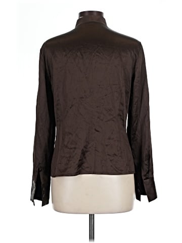 Grace Dane Lewis Long Sleeve Silk Top (view 2)