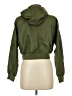 Camellia 100% Polyester Solid Green Windbreaker Size L - photo 2