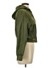 Camellia 100% Polyester Solid Green Windbreaker Size L - photo 4