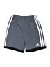 Adidas 100% Polyester Solid Gray Athletic Shorts Size 5 - photo 1