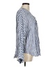Rails Stripes Blue Long Sleeve Blouse Size M - photo 4