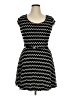 Candie's Chevron-herringbone Black Casual Dress Size XL - photo 1