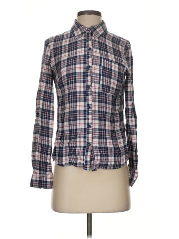 Buttons Long Sleeve Button-Down Shirt (view 1)