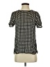 J.Crew Black Short Sleeve Silk Top Size 0 - photo 1