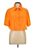 Shein Curve Orange Short Sleeve Blouse Size 12 Plus (0) - photo 1