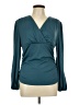 Grace Karin Teal Long Sleeve Blouse Size L - photo 1