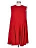 Alexander McQueen Solid Red Cocktail Dress Size EU (IT) 46 / US 10 - photo 1