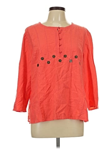 Sag Harbor 3/4 Sleeve Blouse (view 1)