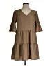 Vestique 100% Polyester Brown Casual Dress Size S - photo 1
