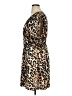 Sele 100% Polyester Animal Print Brown Casual Dress Size 1X - photo 5