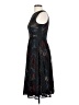 Rachel Roy Stripes Black Cocktail Dress Size 0 - photo 5