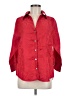 Chico's Design Red 3/4 Sleeve Button-Down Shirt Size Med (1) - photo 1