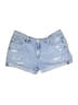 Paige 100% Cotton Blue Denim Shorts Size 29 waist - photo 1