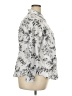 Talbots Print White Silver Long Sleeve Button-Down Shirt Size 18 - photo 4